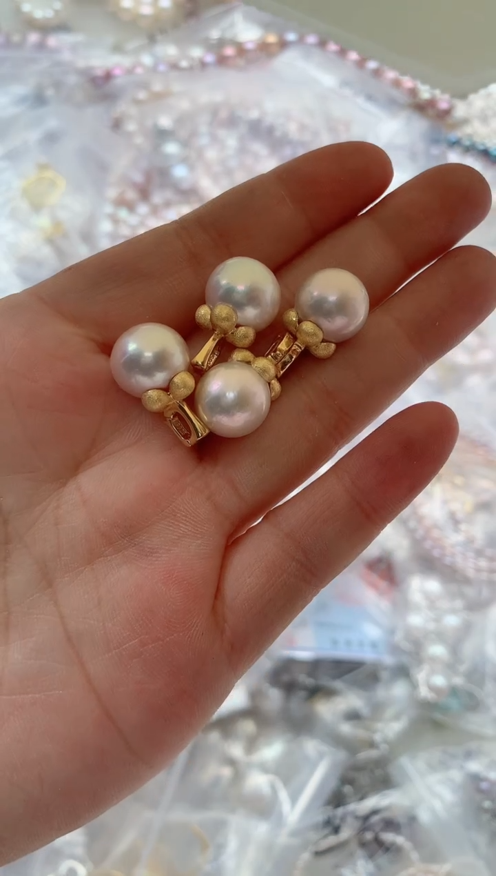 淡水珍珠银S925镶嵌吊坠(不含链)多样性发其一，非无暇