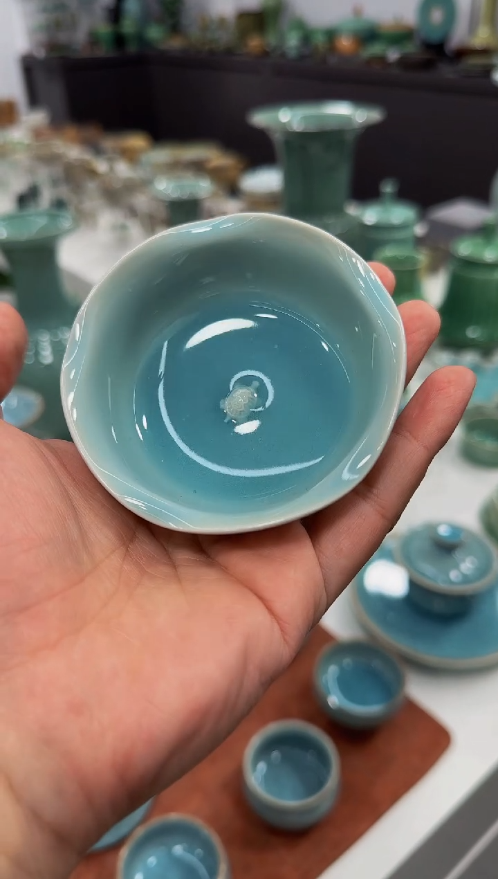 杯奶*?专属粉青高货杯归心全手