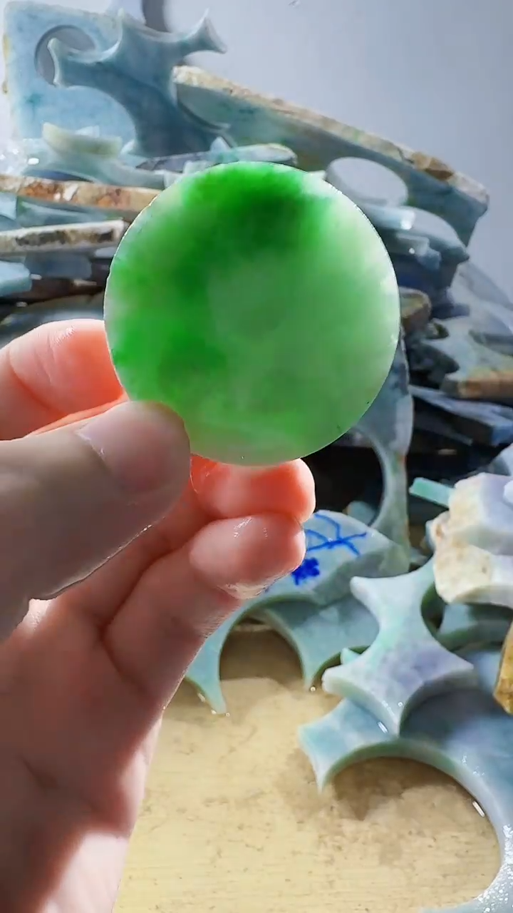裸石翡翠天然缅甸翡翠2132