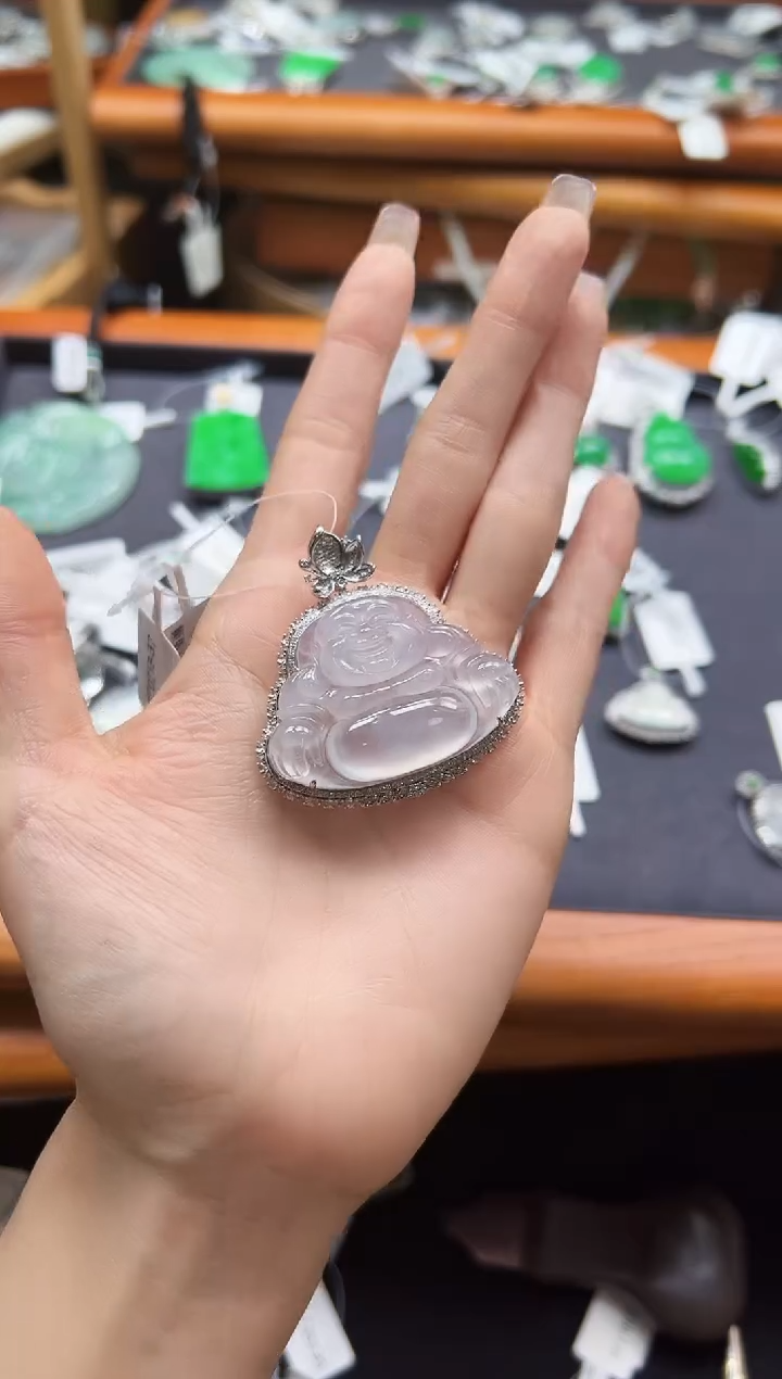 【闪购商品】翡翠颈饰18K金镶嵌DFZ0218-37