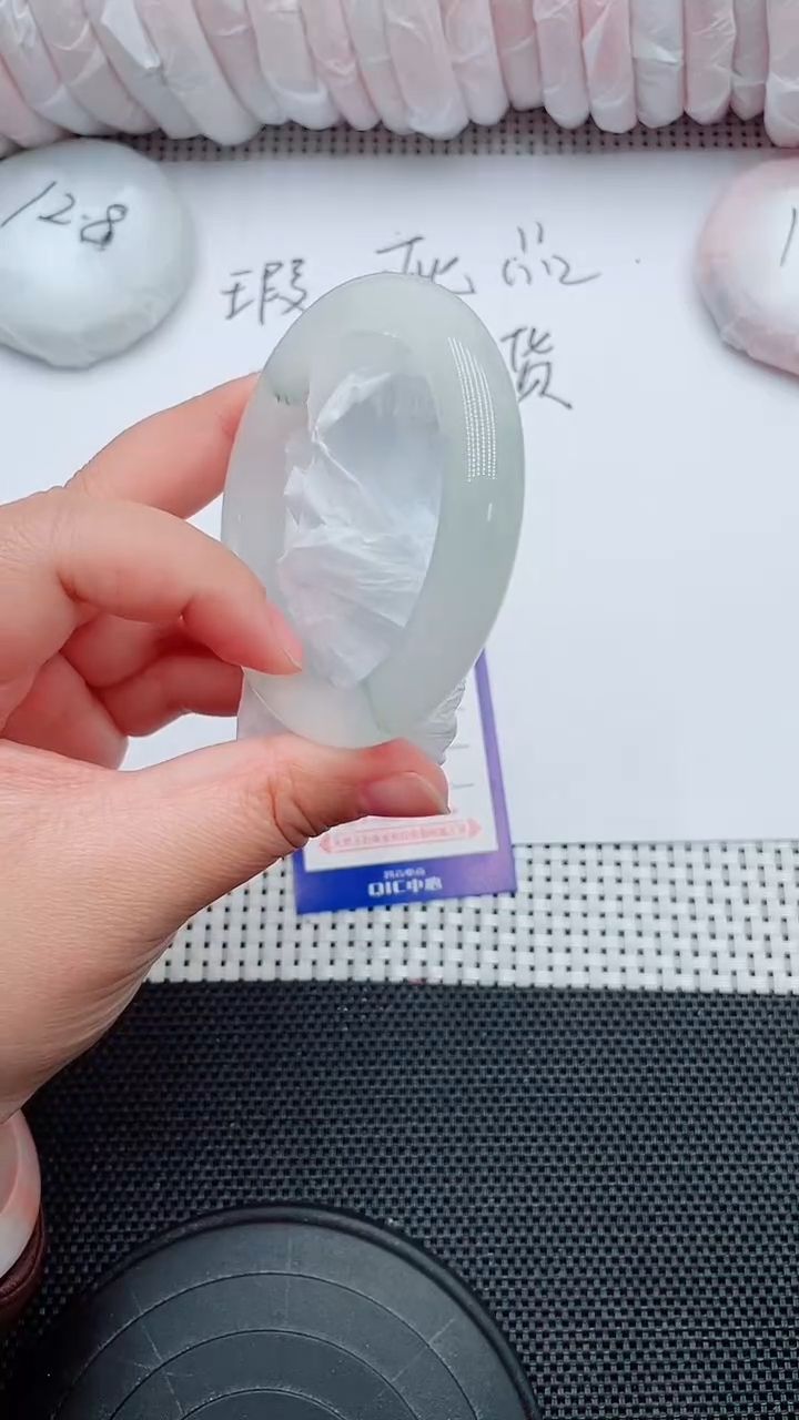 未镶嵌手镯石英质玉16-56+-57