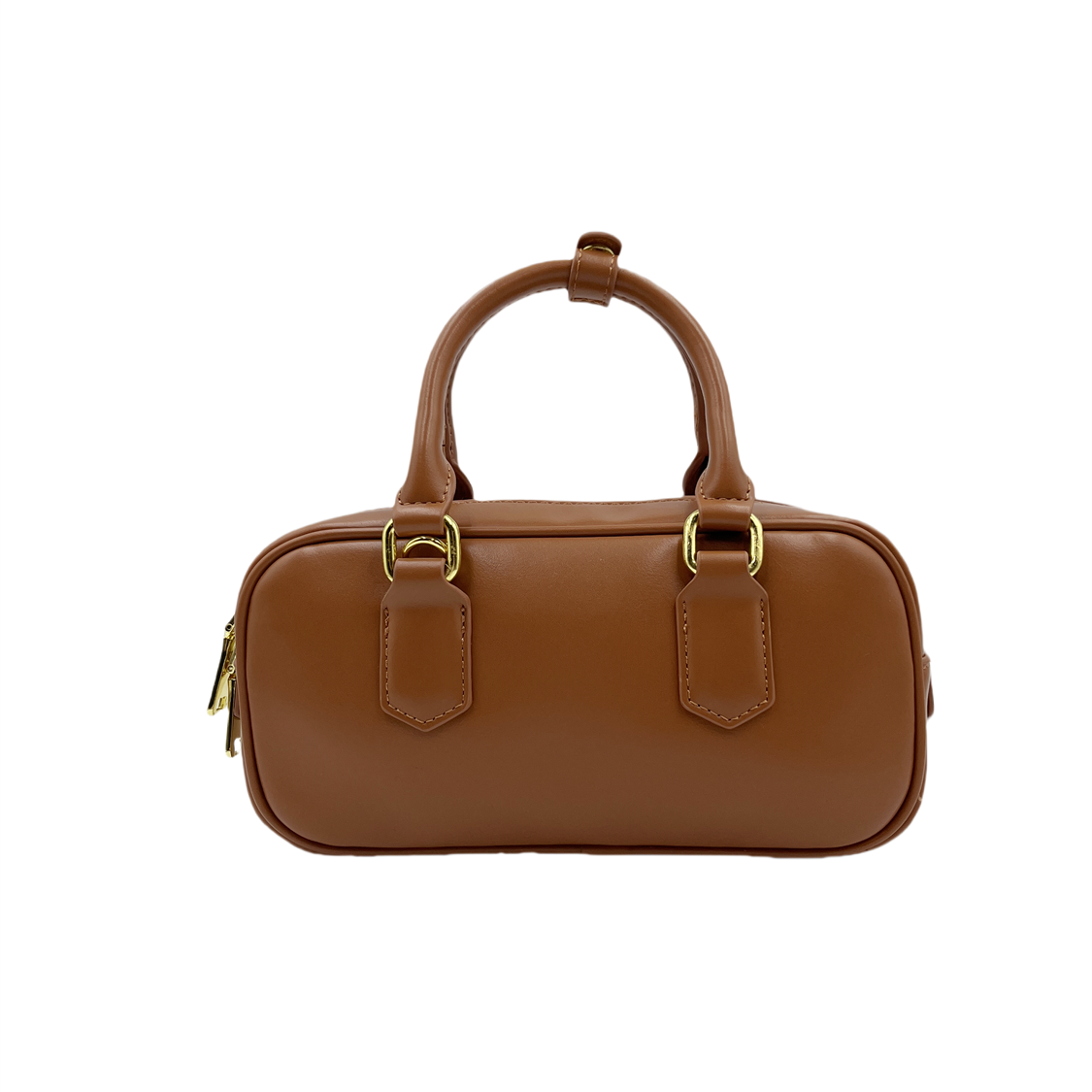 LQ-双手提真皮保龄球-棕色-0143