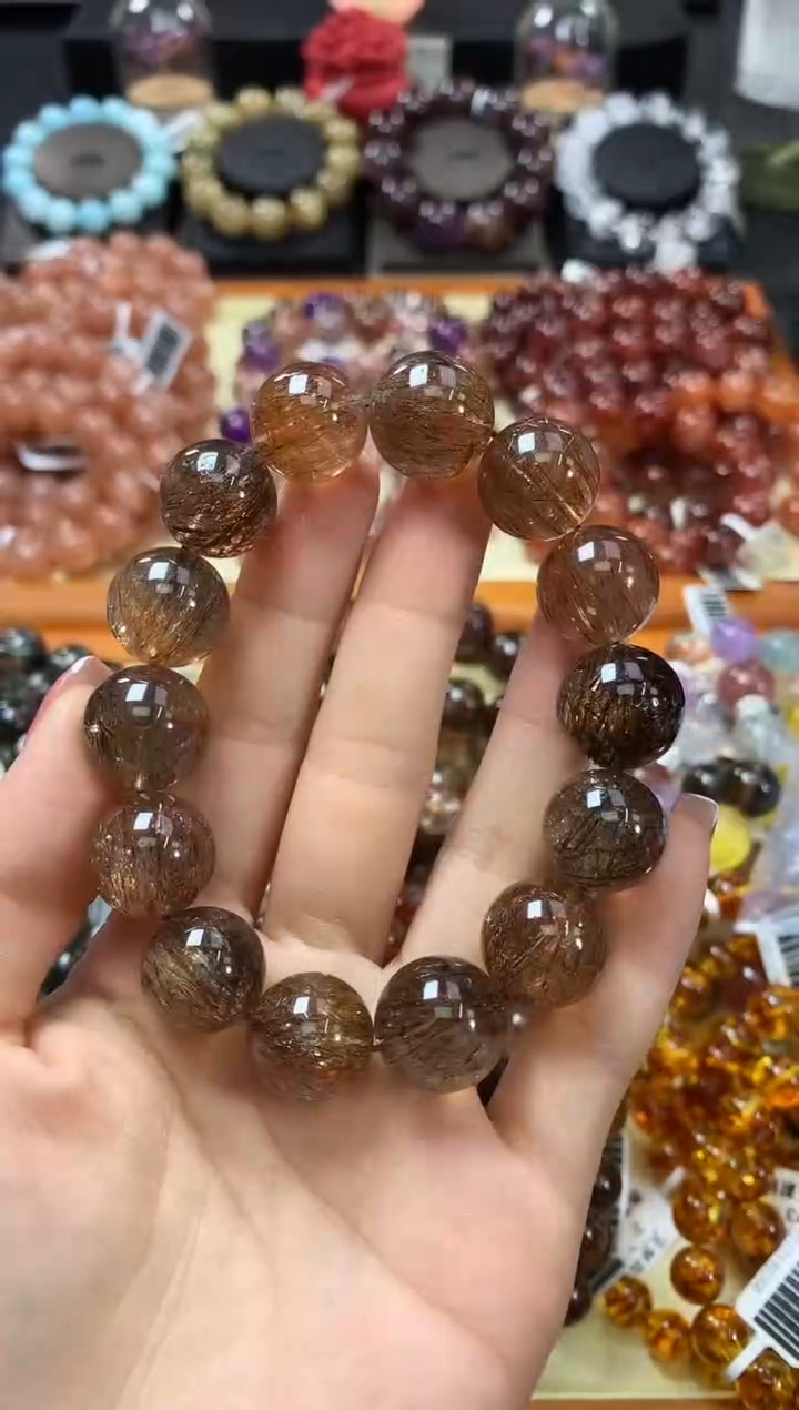 未镶嵌手链水晶15*