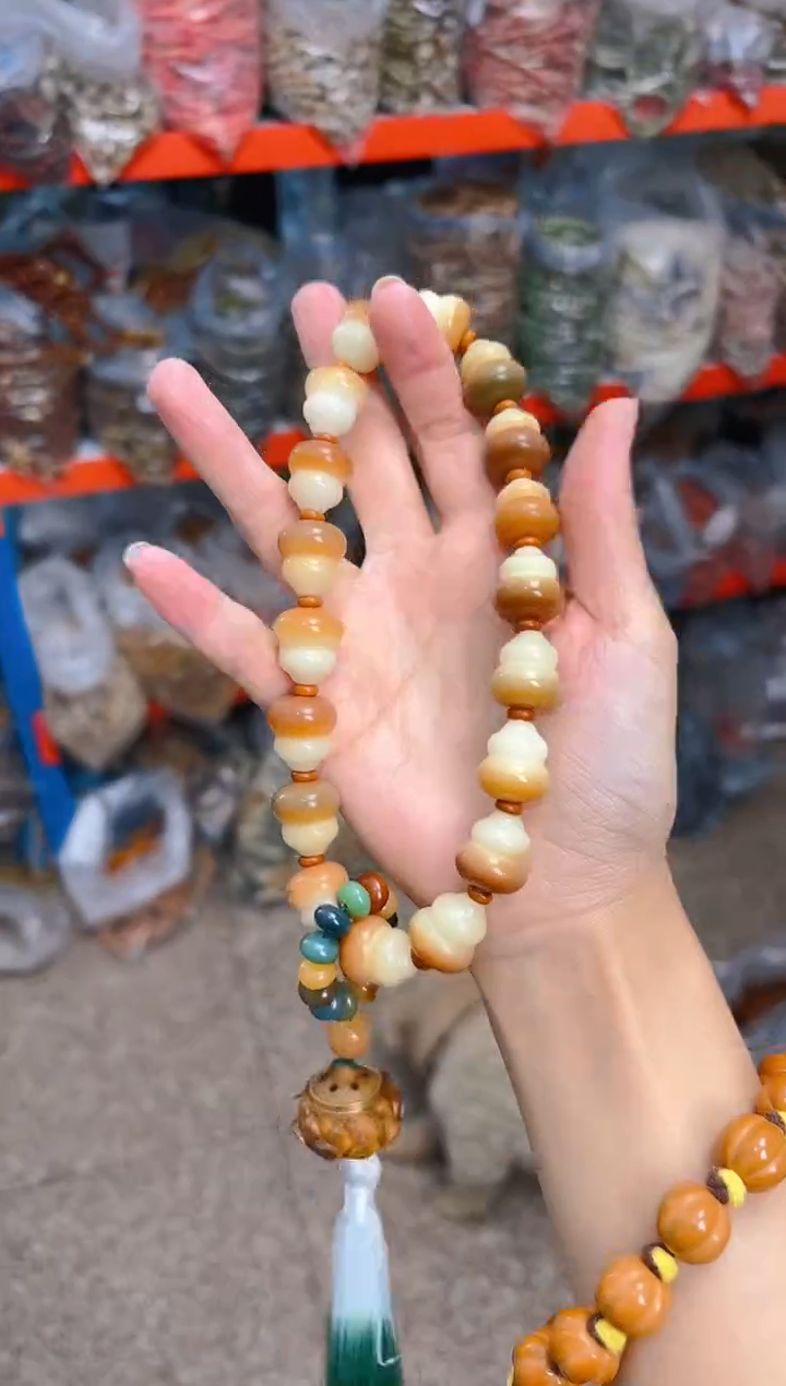 吊坠菩提根/象牙果大卡葫芦香炉手持