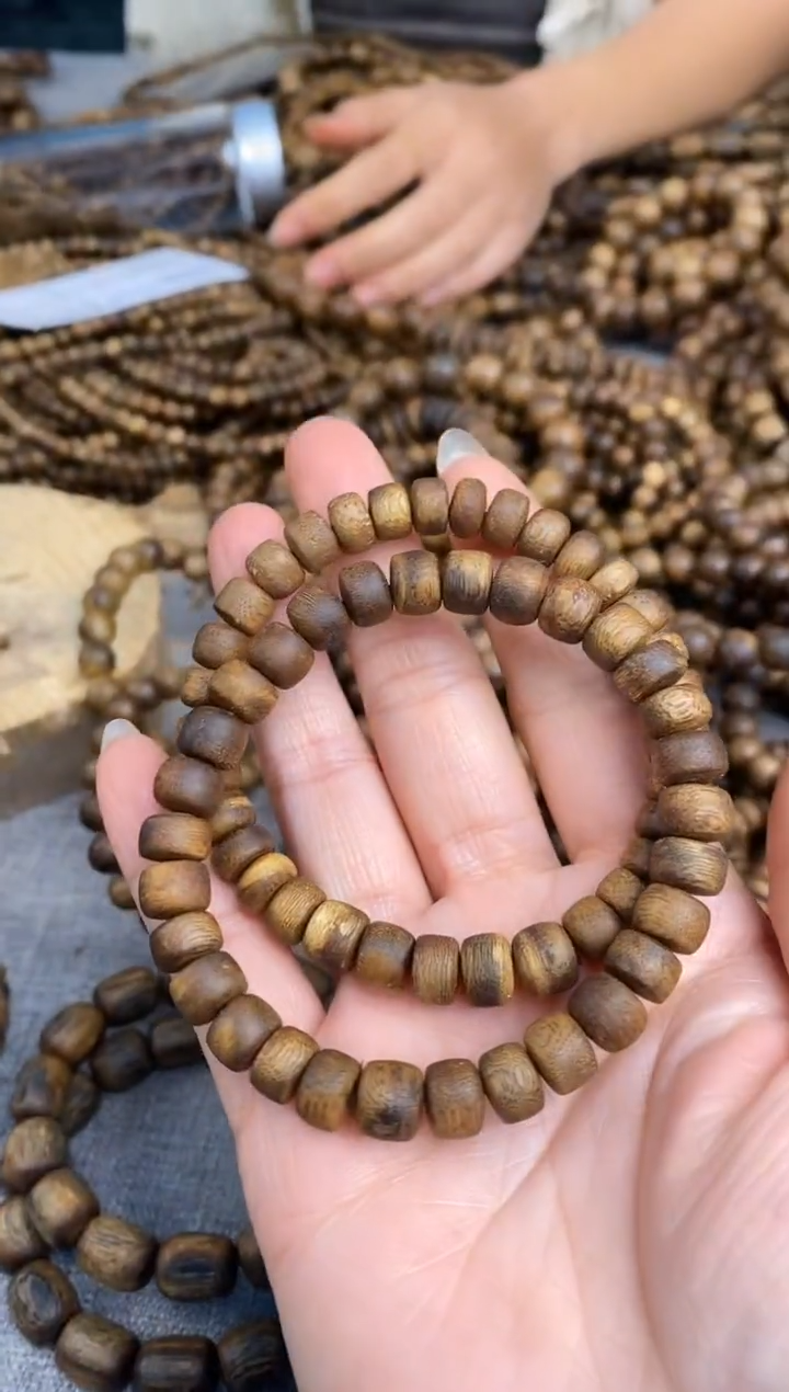 【闪购商品】沉香手串随型苹果珠单圈棋楠手串多样性发一