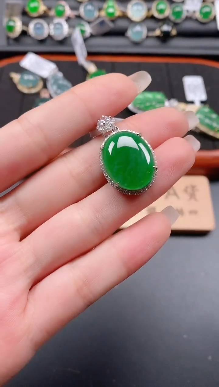 银S925镶嵌戒指翡翠111111111