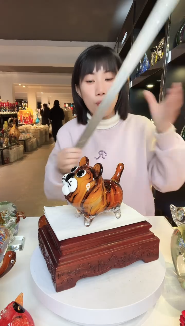 【闪购商品】茶盏琉璃摆件家居摆件