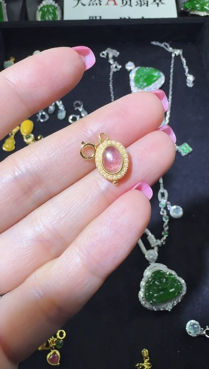【闪购商品】翡翠吊坠(不含链)银S925镶嵌貔貅
