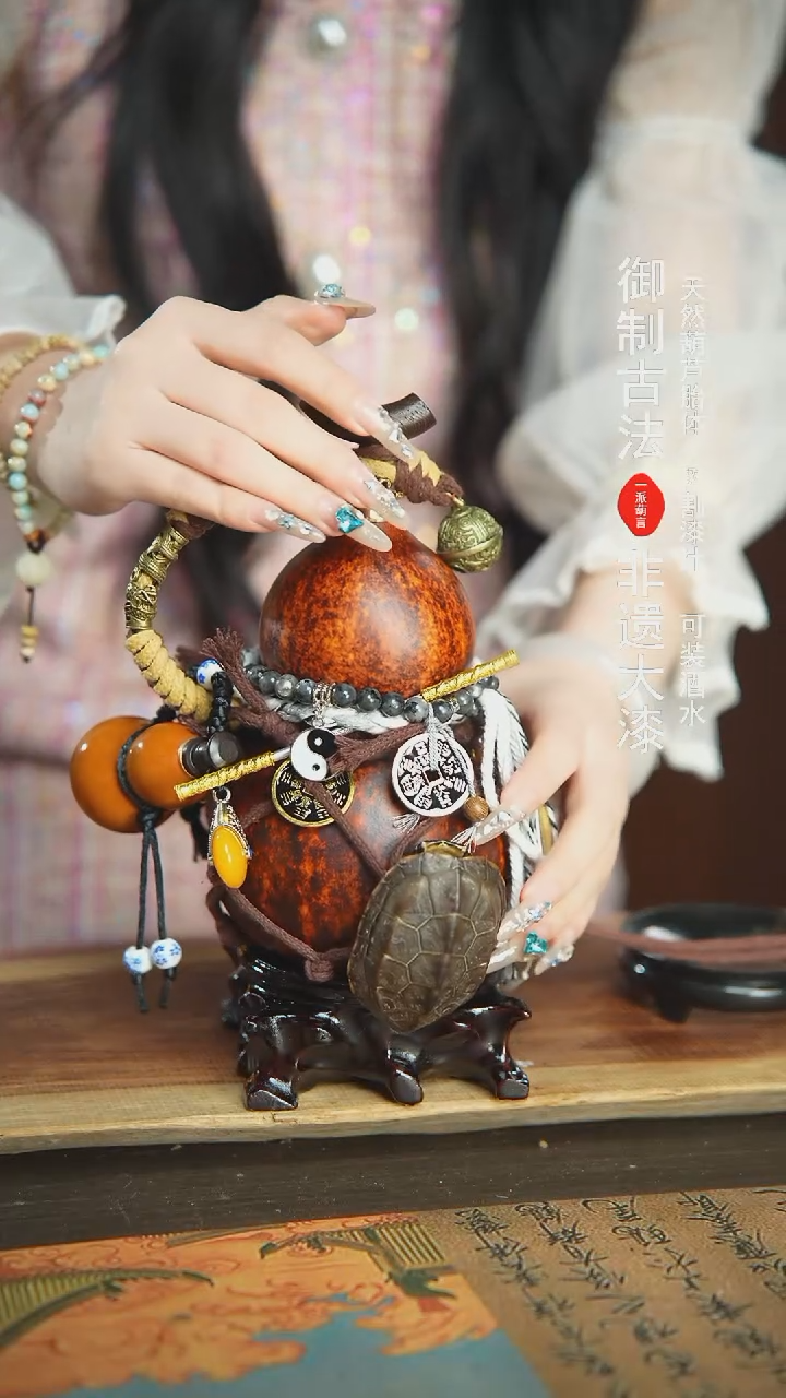 【闪购商品】348号精品大漆酒葫芦防腐防渗装水茶酒