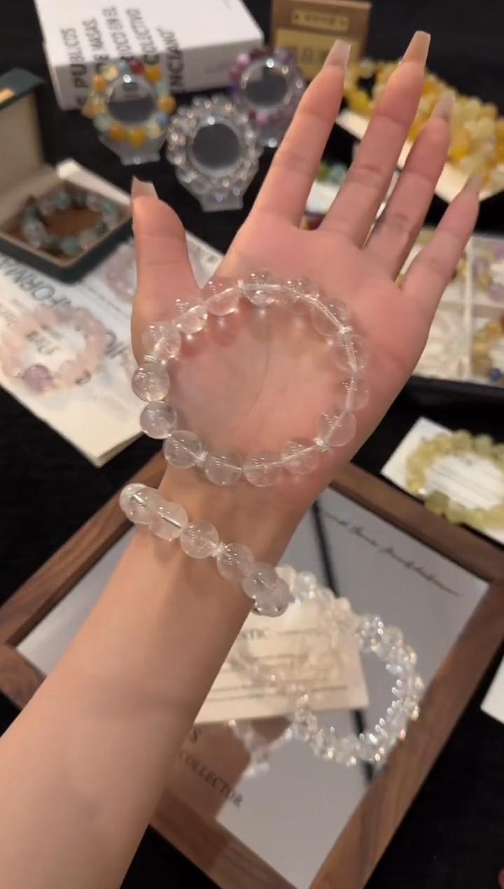 合金手链水晶白阿赛x3303