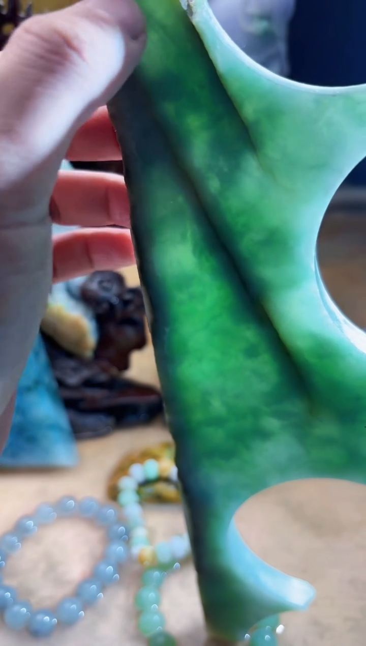 未镶嵌挂件翡翠A货张麦8616