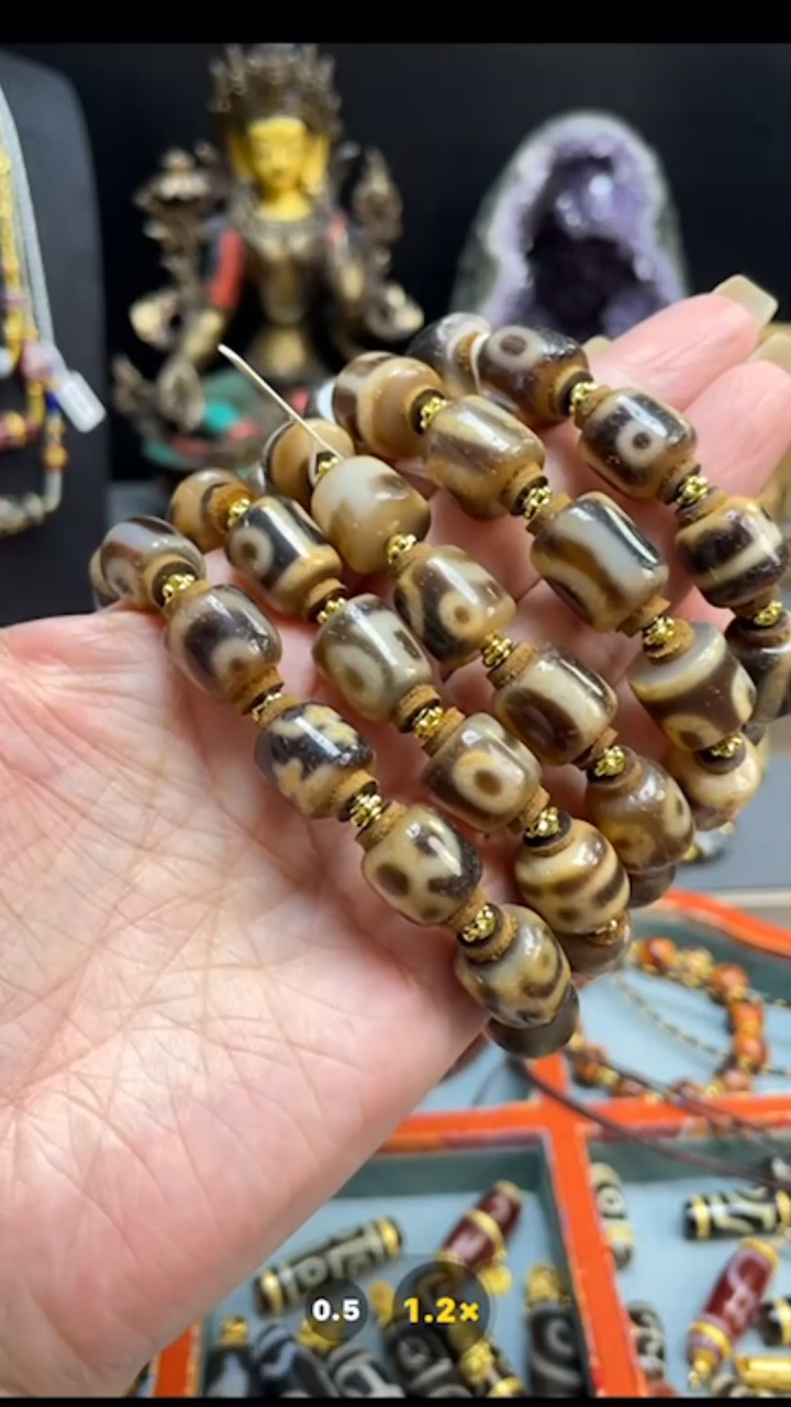 玛瑙/玉髓手串未镶嵌断珠多宝手串/多样性发一