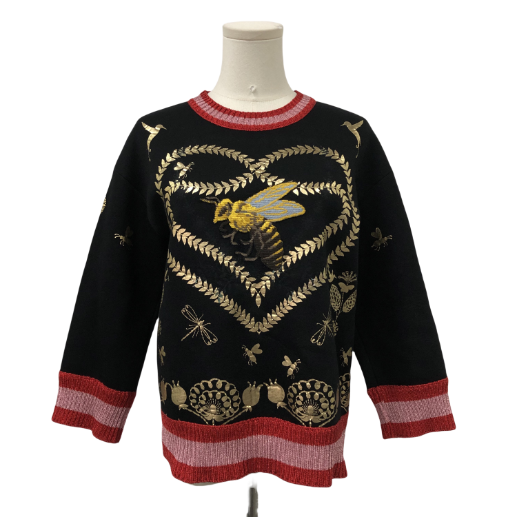 古驰/卫衣/95新/莫代尔纤维/[251129RX0004]