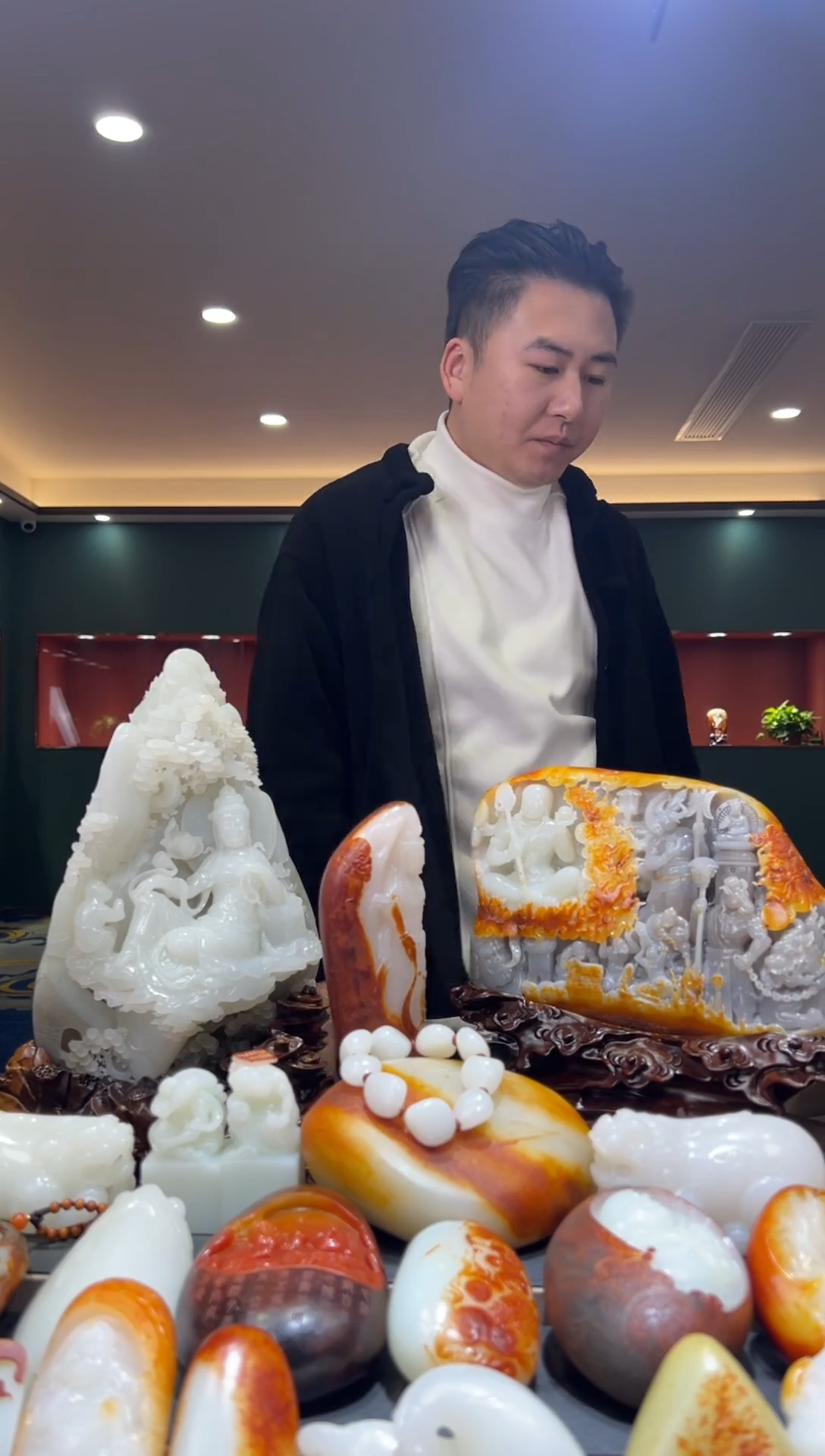 未镶嵌和田玉把件顺****6和田玉