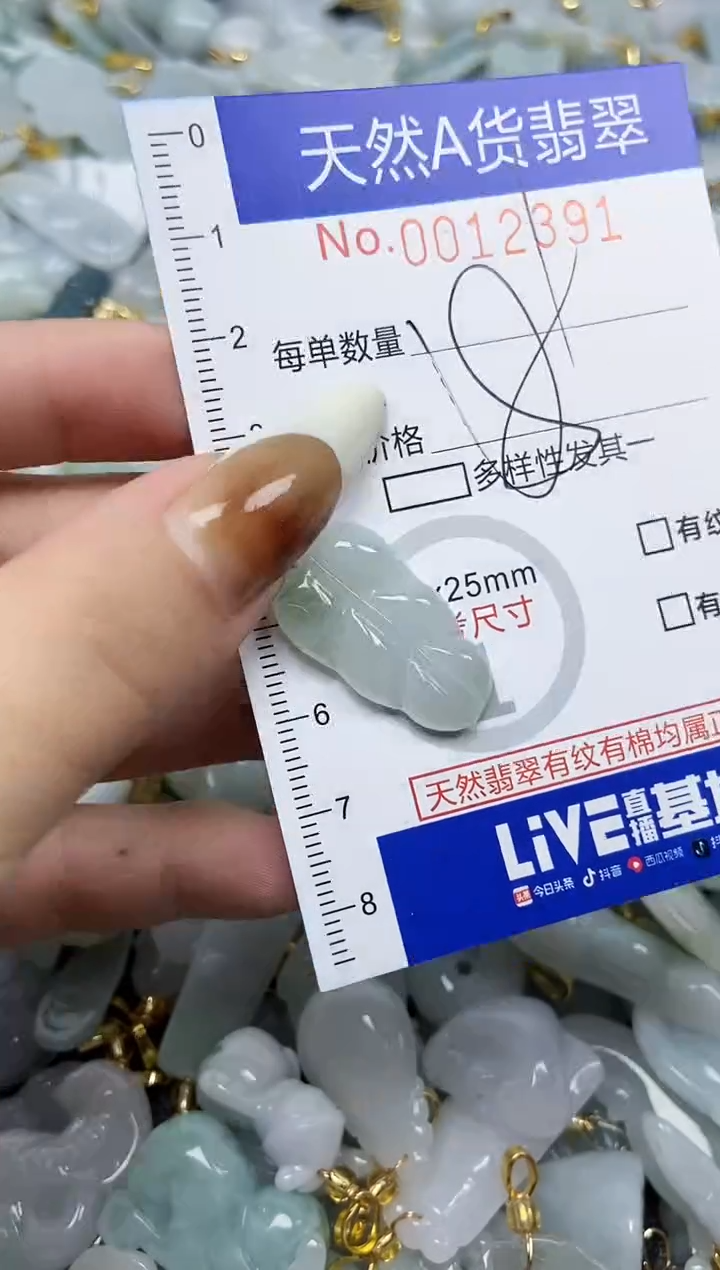 【闪购商品】翡翠颈饰未镶嵌天然A货翡翠