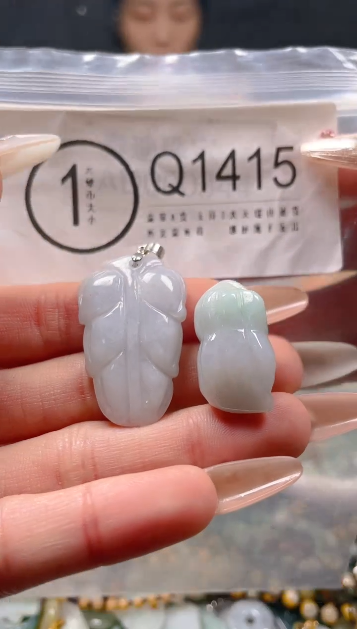 【闪购商品】翡翠颈饰未镶嵌/Q/翡翠A货一图一物