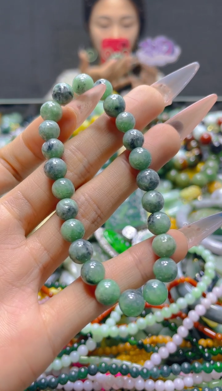 颈饰未镶嵌翡翠7MM