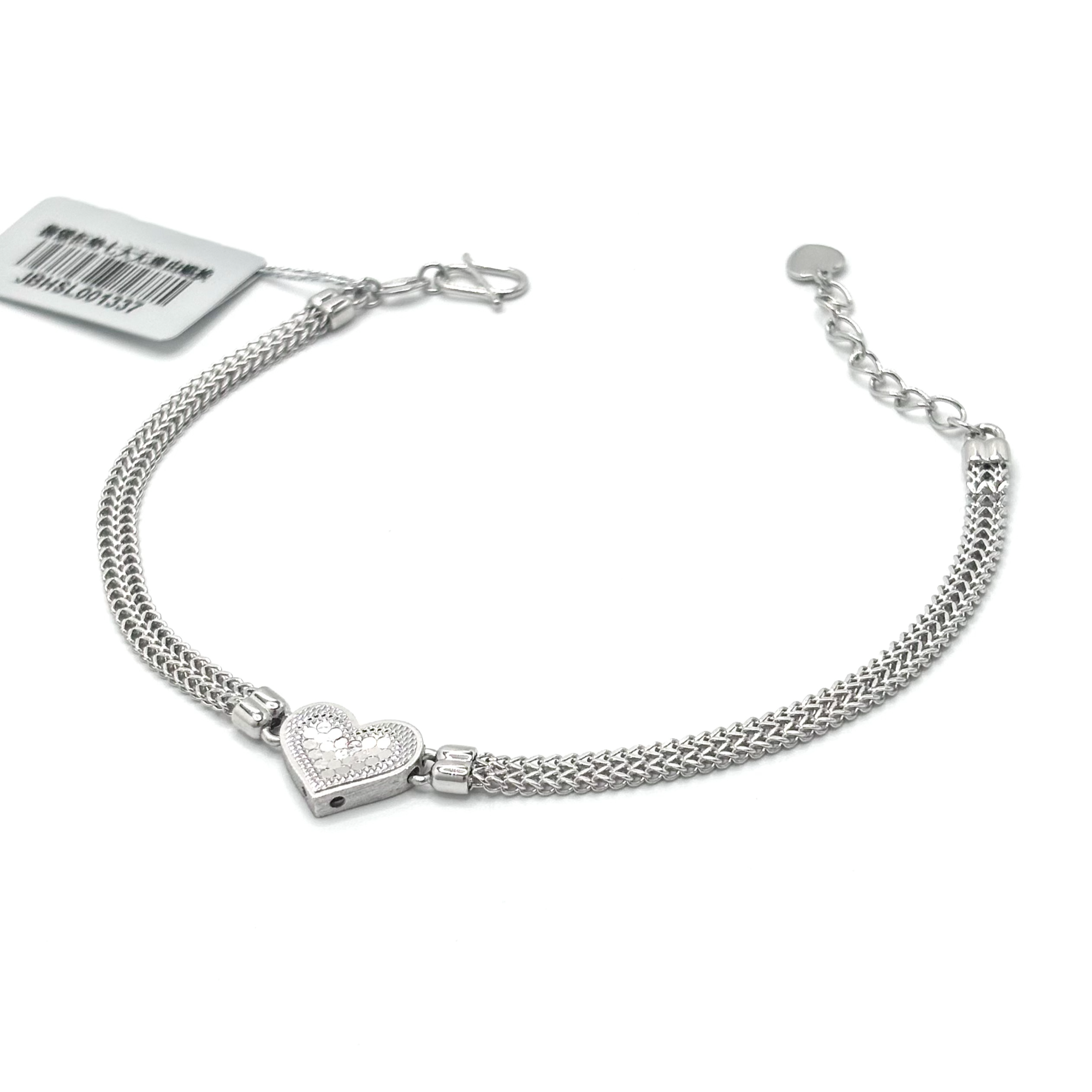 铂金PT950 爱心手链闪耀龙鳞时尚手表链优雅气质 金宝泓珠宝