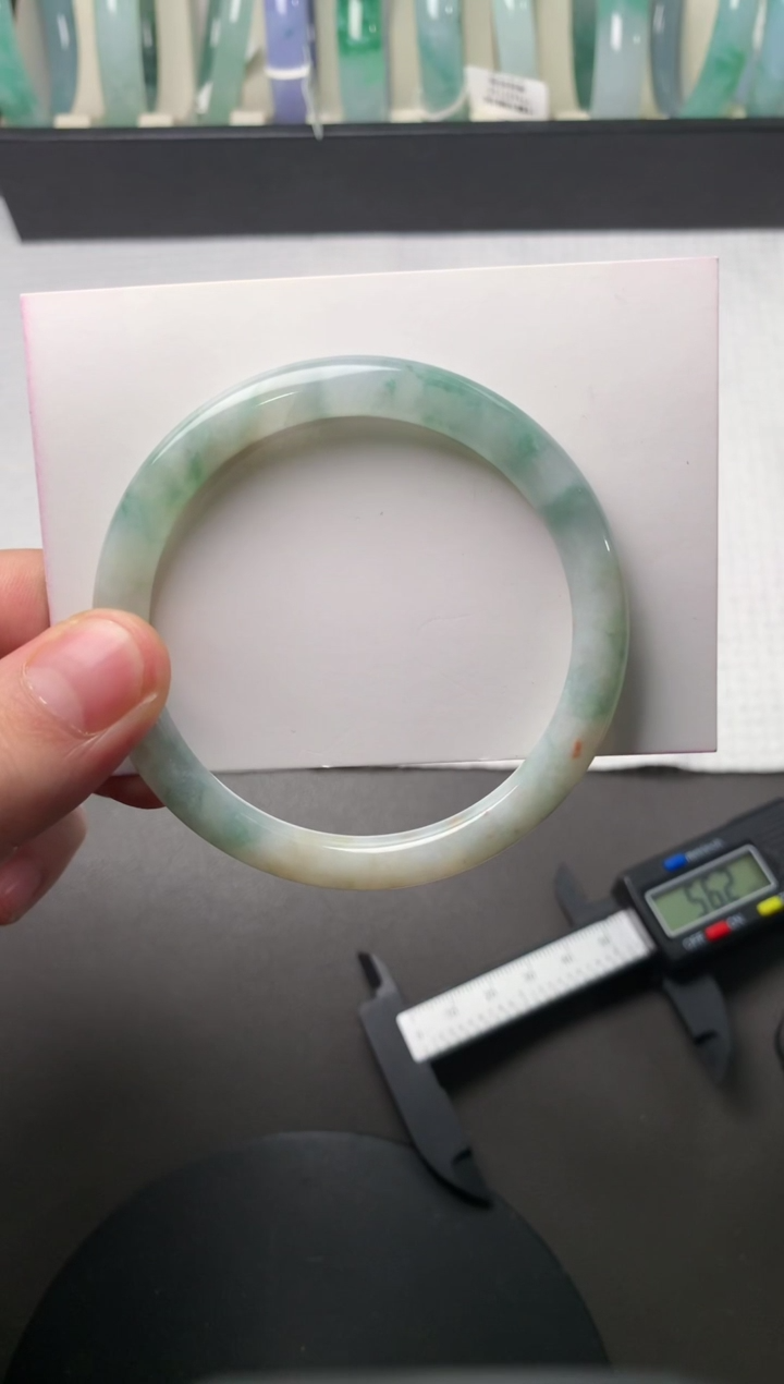 【闪购商品】翡翠手镯（圆镯）未镶嵌56.5*7.4*7.6