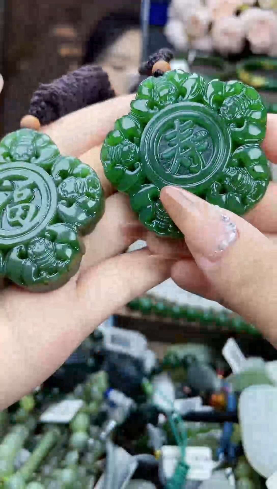 颈饰未镶嵌和田玉未镶嵌和田玉吊坠多样性拍一发一