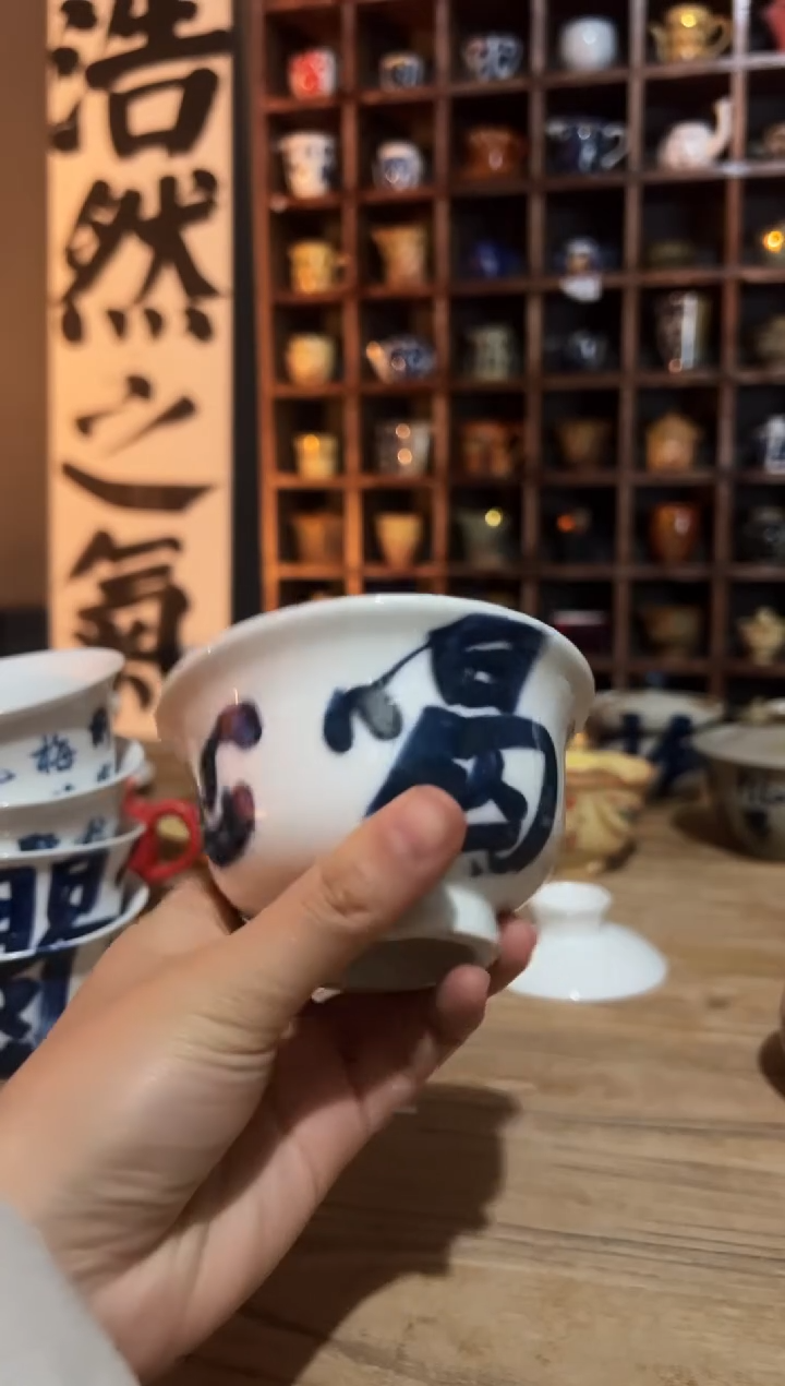 【闪购商品】观云听雨原创手绘茶具