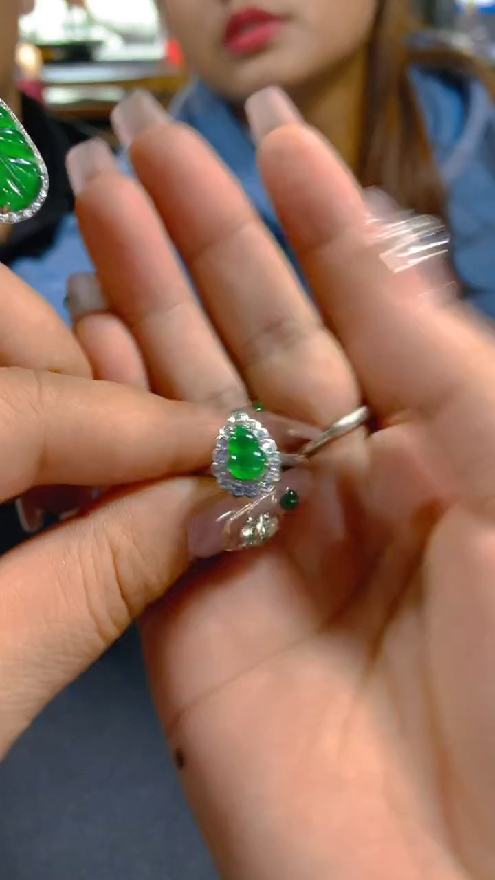 【闪购商品】翡翠戒指未镶嵌0162752728多样性发其一