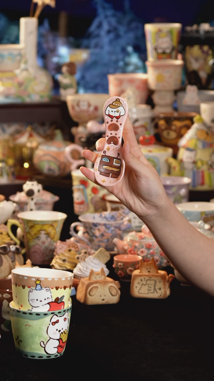 其他陶景德镇釉下彩手绘设计师款陶瓷