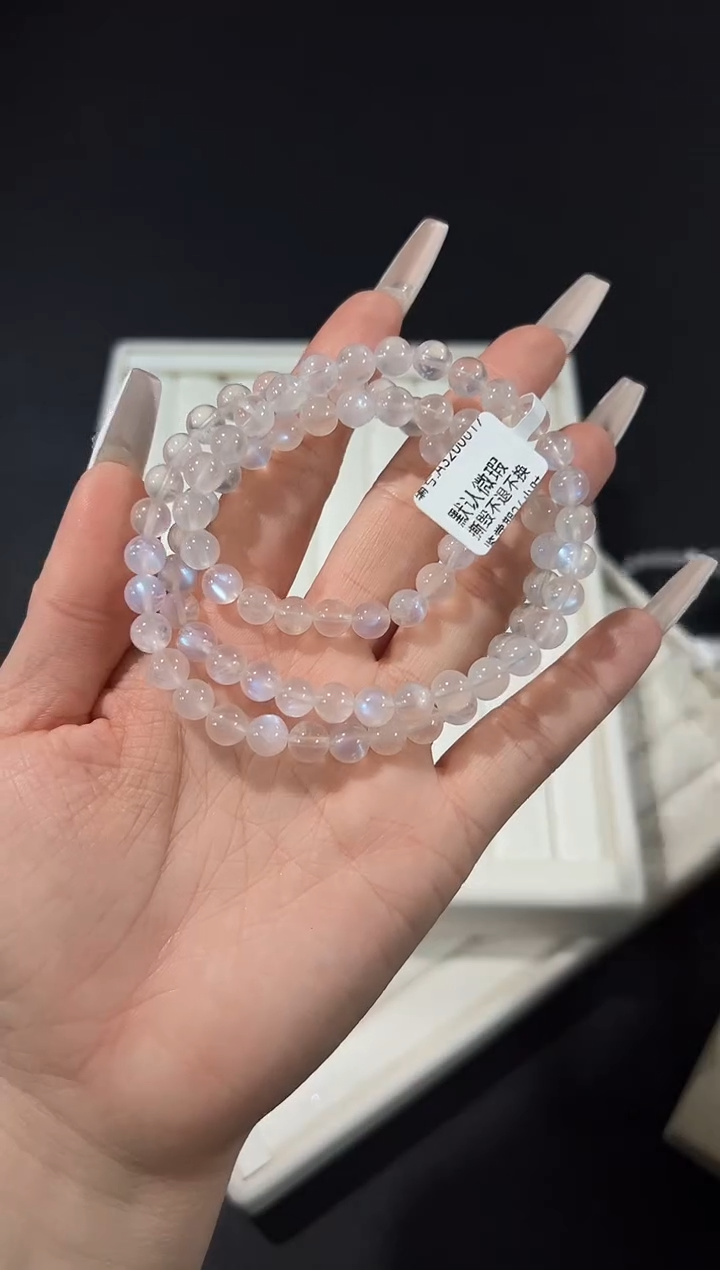 未镶嵌手链长石91o多样性发其一【1条】默认微瑕