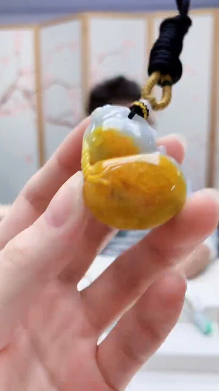 未镶嵌定制翡翠5175ry-毛货挂件100