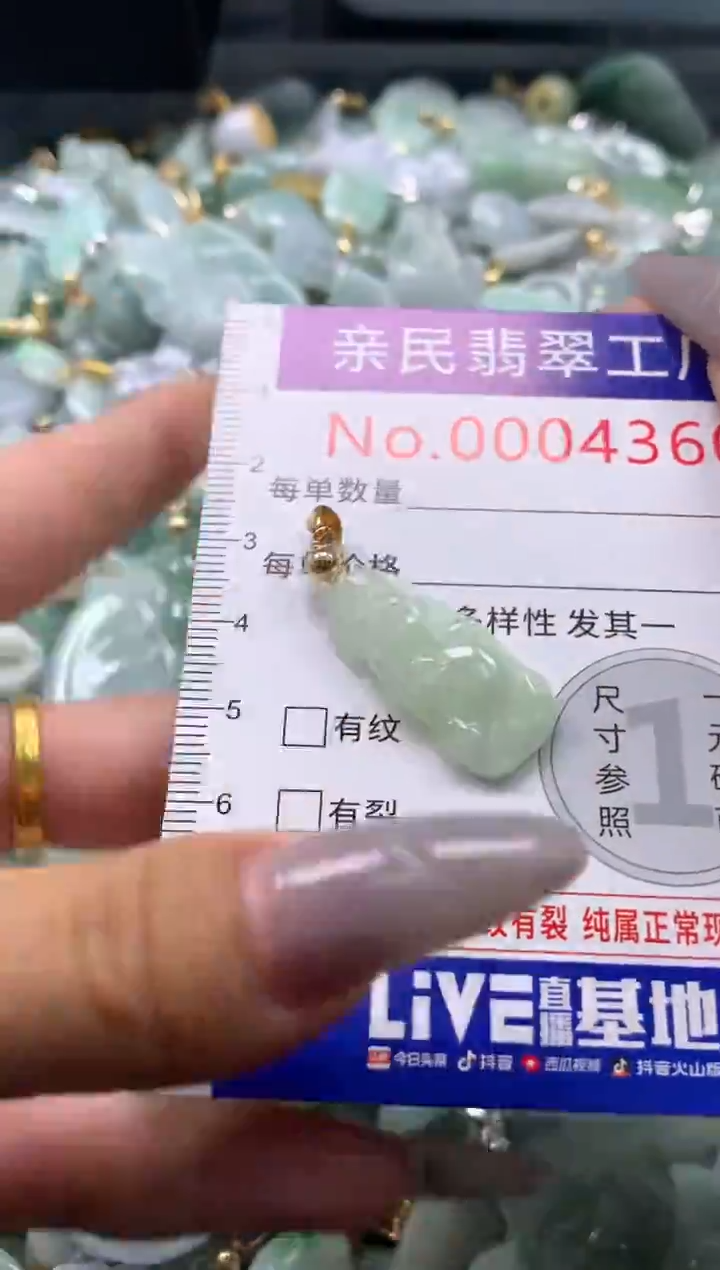 颈饰未镶嵌翡翠4360