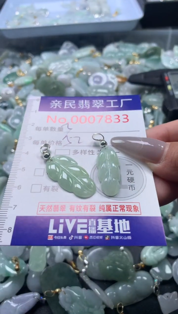 颈饰未镶嵌翡翠7833