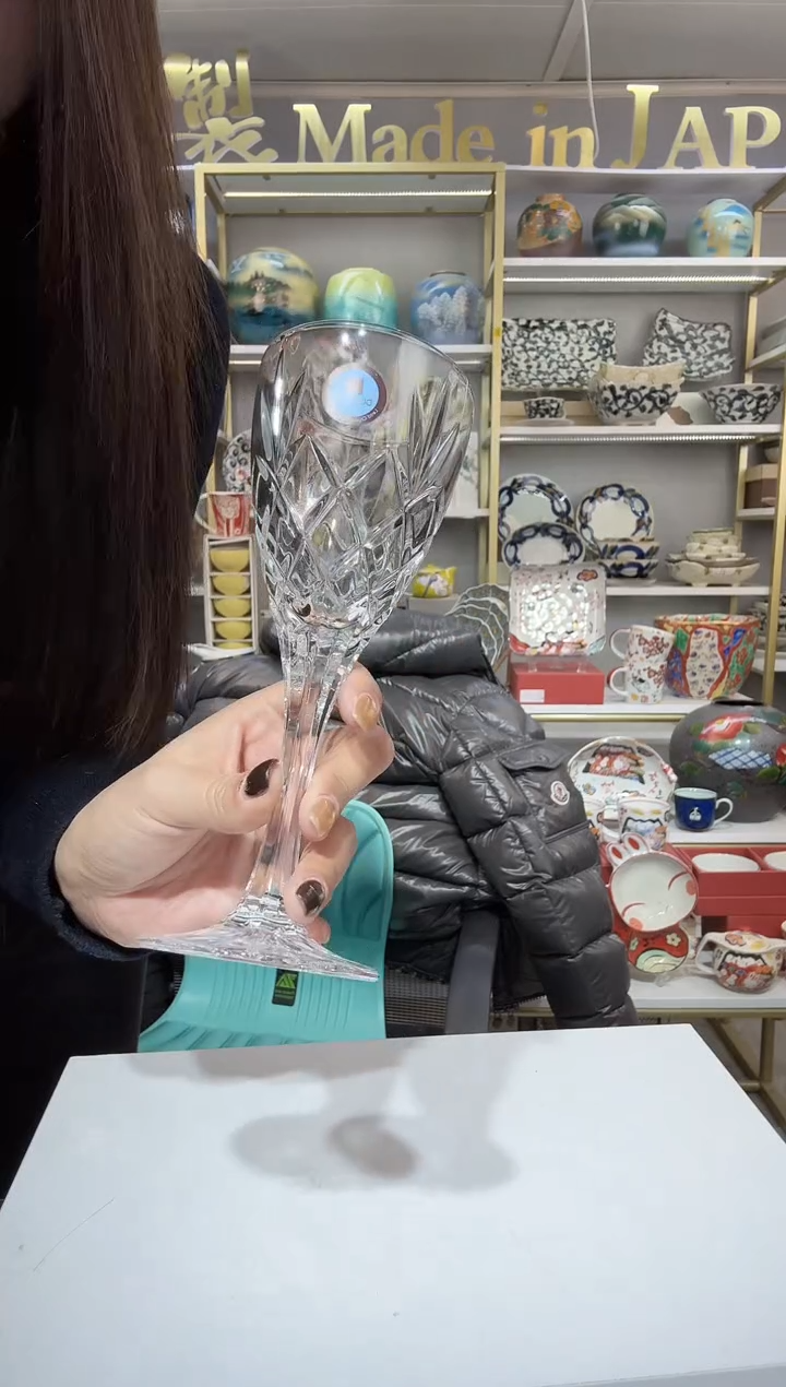 瓷水晶高脚红酒杯一只装