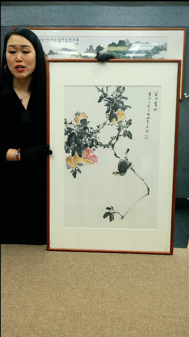 【闪购商品】国画62*92陈默如老师花鸟