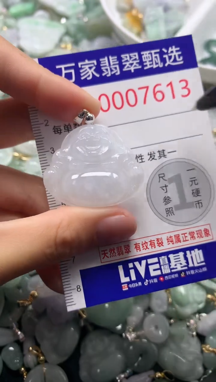 吊坠(不含链)未镶嵌翡翠7613