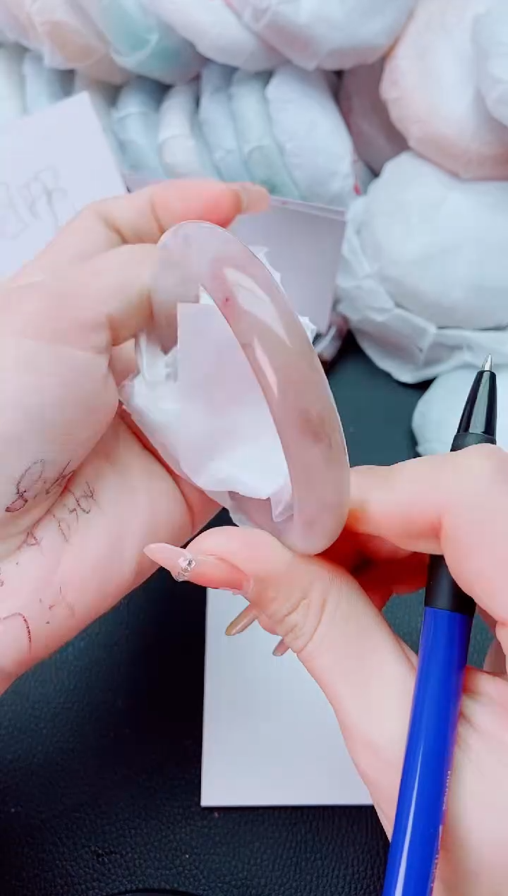 【闪购商品】石英质玉手镯未镶嵌L341-59-60