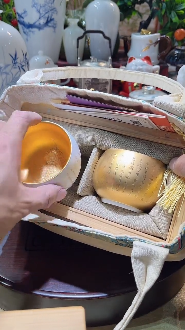 瓷片德艺茶器直播间@@徐建勇心经对杯