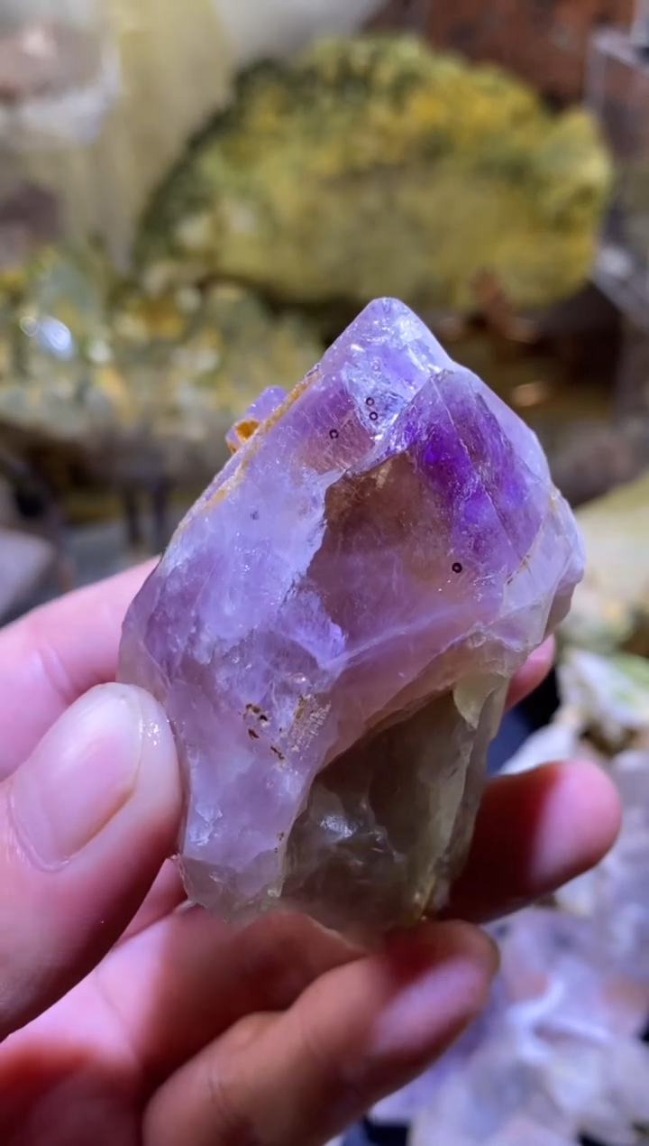 未镶嵌珠宝半成品水晶27号112g四川超七花园水晶