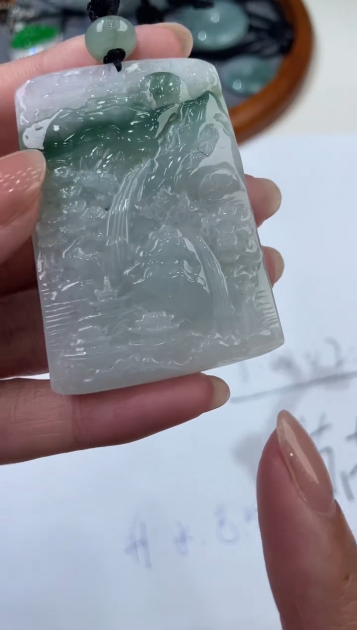 【闪购商品】翡翠未镶嵌挂件2202596   