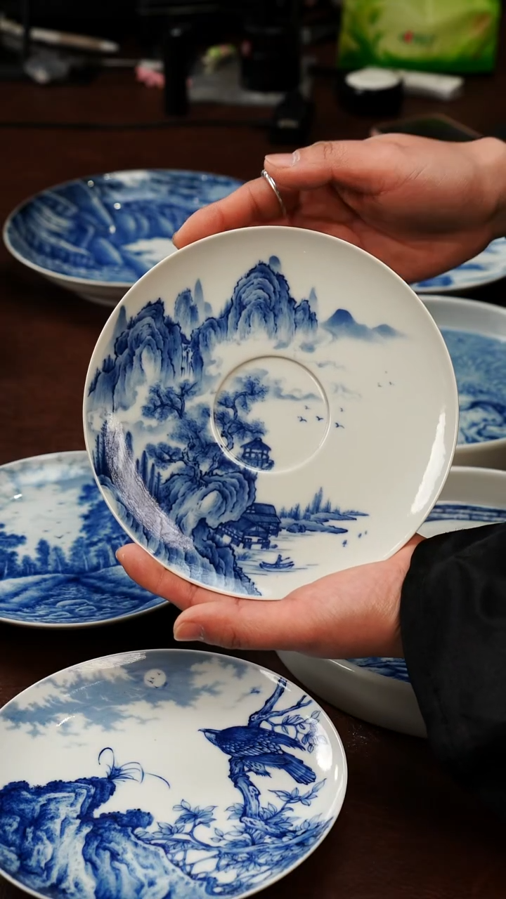 摆件陶五里雾精选 手工手绘精品