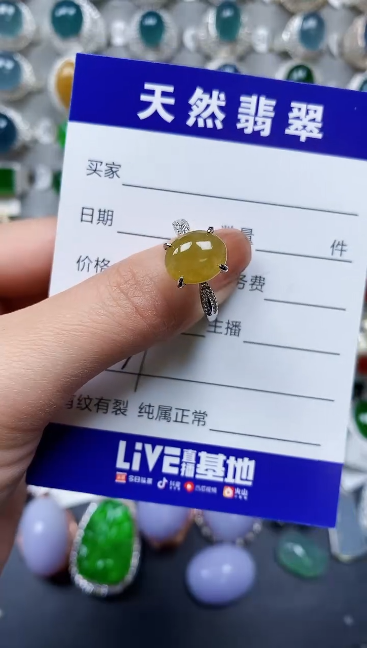 【闪购商品】翡翠戒指银S925镶嵌0027