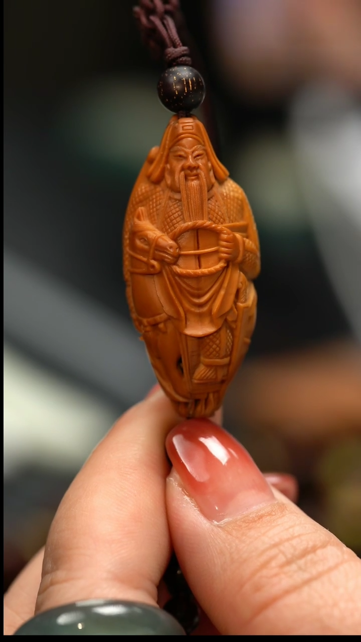 【闪购商品】橄榄核手串/手链武关公单颗