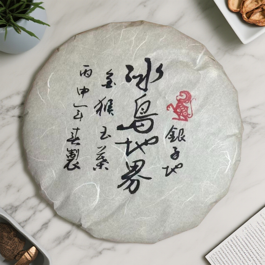 2016年冰岛地界银子地普洱生茶饼400克