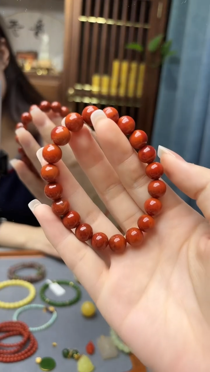 未镶嵌手串南红玛瑙南红手串ZD