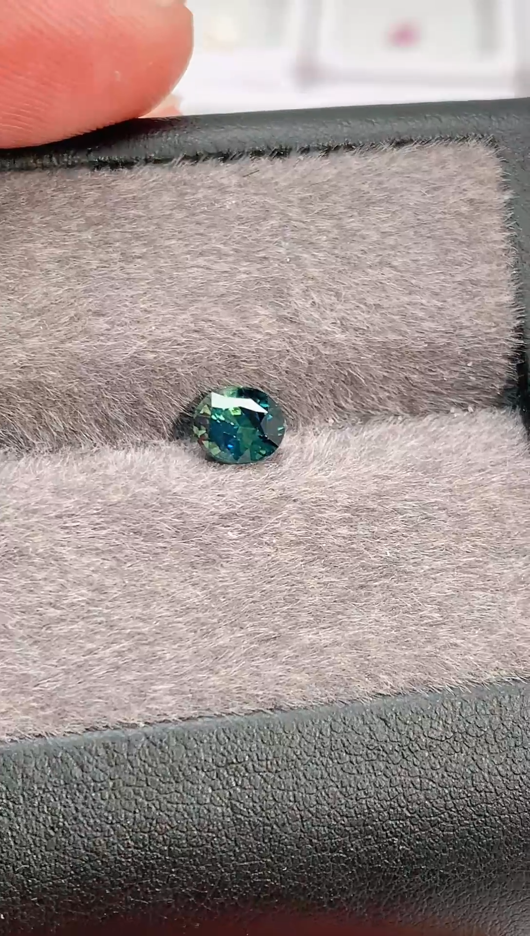 裸石蓝宝石小****91.1-720天然水鸭绿无烧蓝宝石