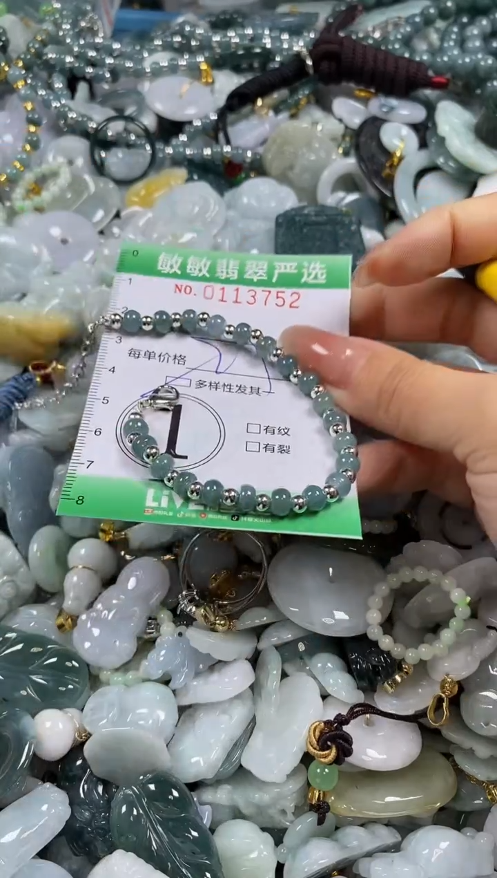 【闪购商品】翡翠颈饰未镶嵌闪购0113752多样性发其一