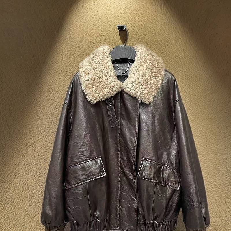 孤品尾货库存微瑕疵男女皮衣