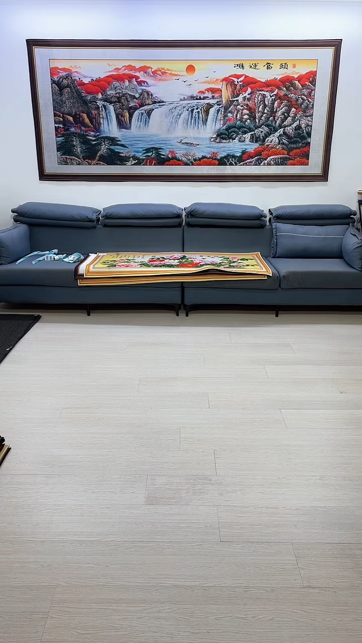 【闪购商品】横款117边框鸿运当头100*200