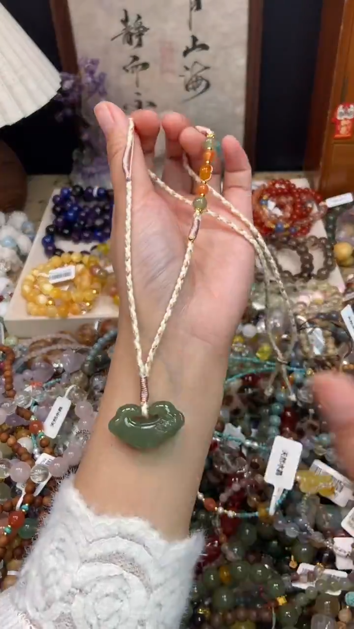 未镶嵌和田玉项链434