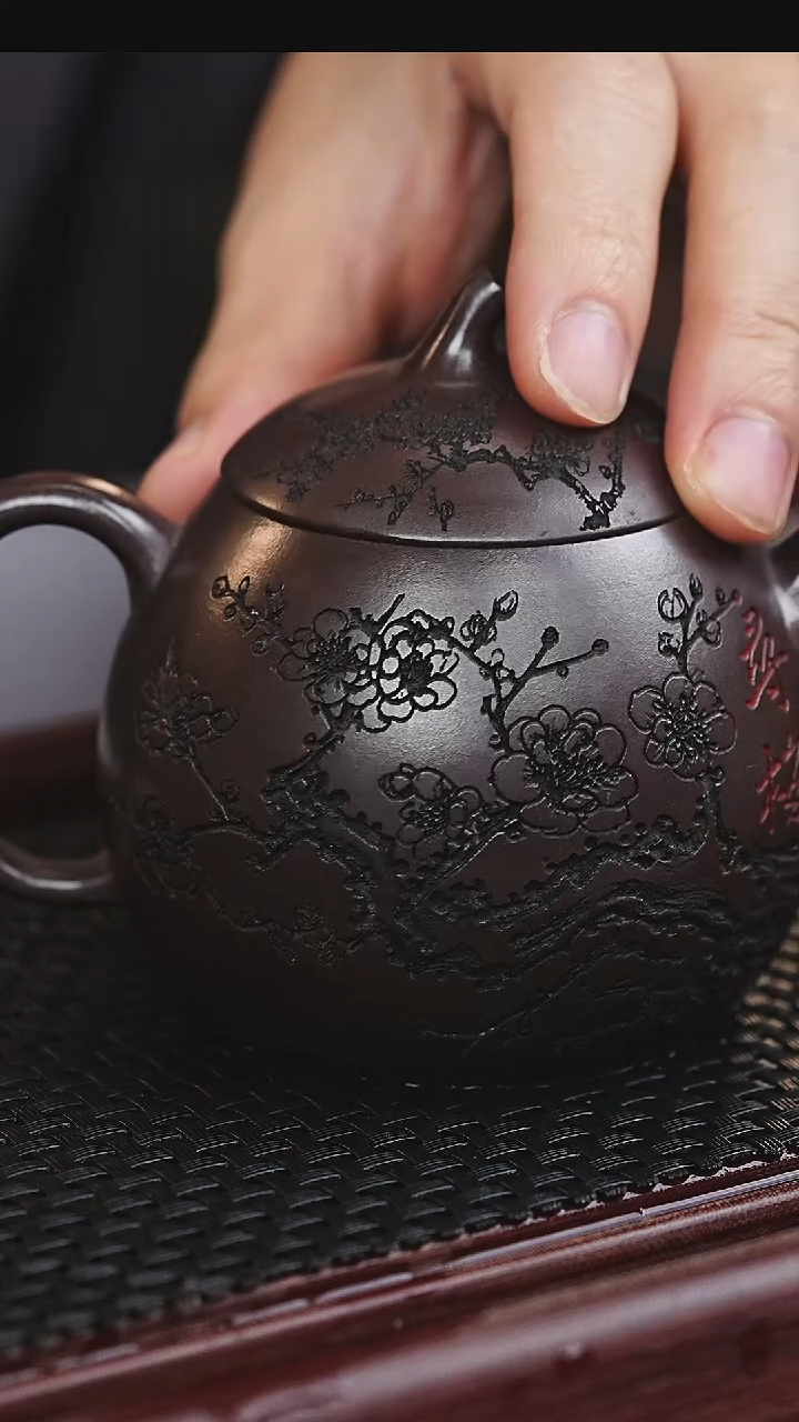 茶壶紫砂宜兴原矿紫砂作品