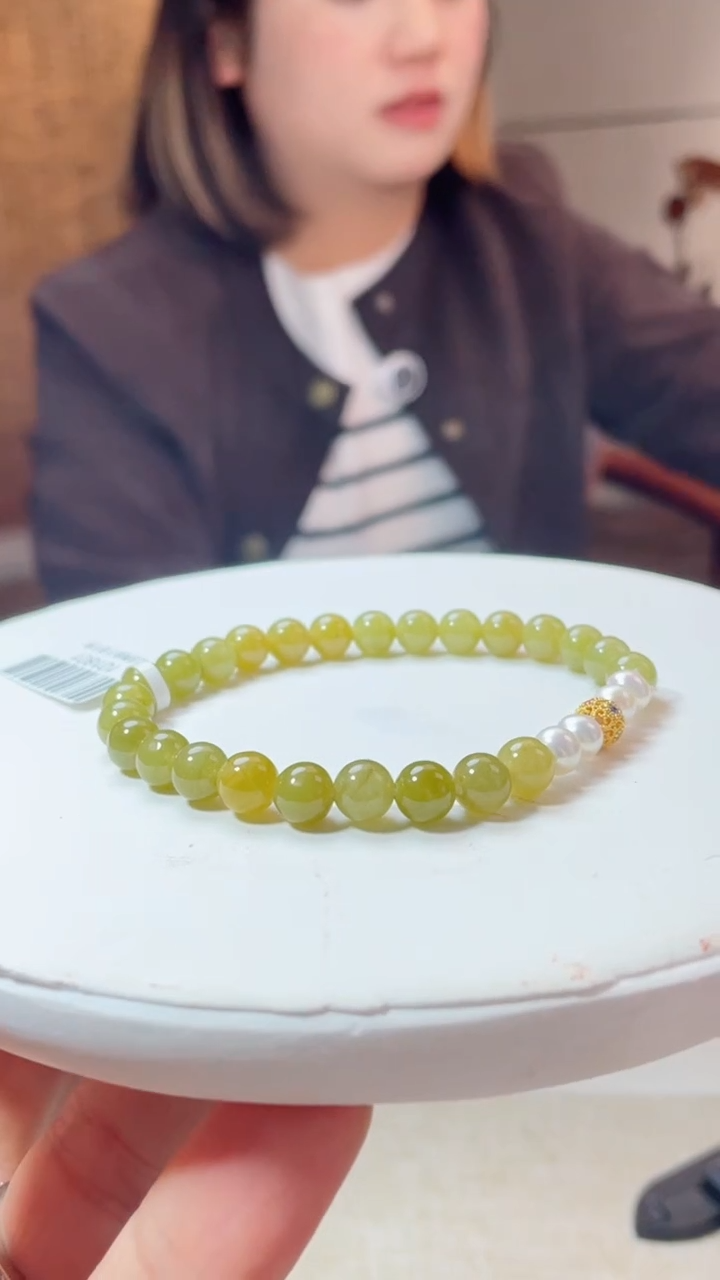 未镶嵌手链翡翠珠串
